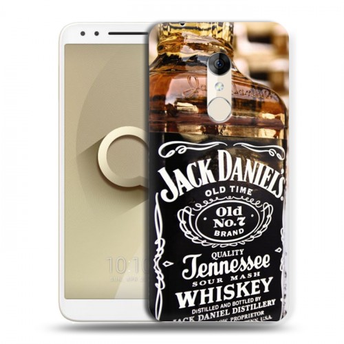 Дизайнерский пластиковый чехол для Alcatel 3 Jack Daniels