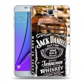 Дизайнерский пластиковый чехол для Samsung Galaxy Note 2 Jack Daniels