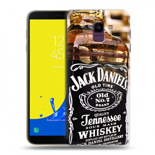 Дизайнерский пластиковый чехол для Samsung Galaxy J6 Jack Daniels