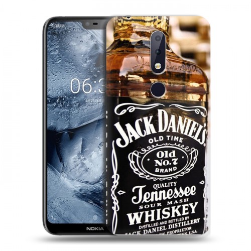 Дизайнерский пластиковый чехол для Nokia 6.1 Plus Jack Daniels