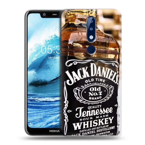 Дизайнерский силиконовый чехол для Nokia 5.1 Plus Jack Daniels