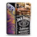 Дизайнерский силиконовый чехол для Iphone Xs Max Jack Daniels