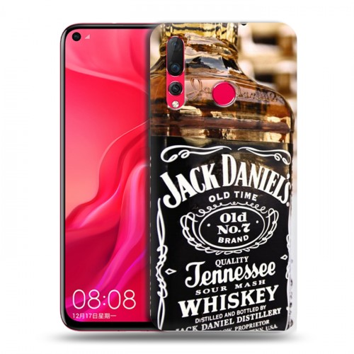 Дизайнерский пластиковый чехол для Huawei Nova 4 Jack Daniels