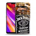 Дизайнерский пластиковый чехол для LG G8 ThinQ Jack Daniels