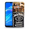 Дизайнерский пластиковый чехол для Huawei Y6 (2019) Jack Daniels