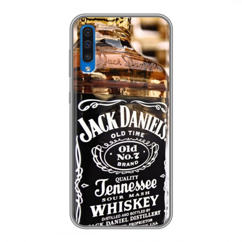 Дизайнерский силиконовый чехол для Samsung Galaxy A50 Jack Daniels