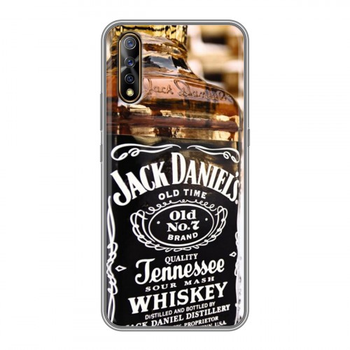 Дизайнерский силиконовый с усиленными углами чехол для Vivo V17 Neo Jack Daniels