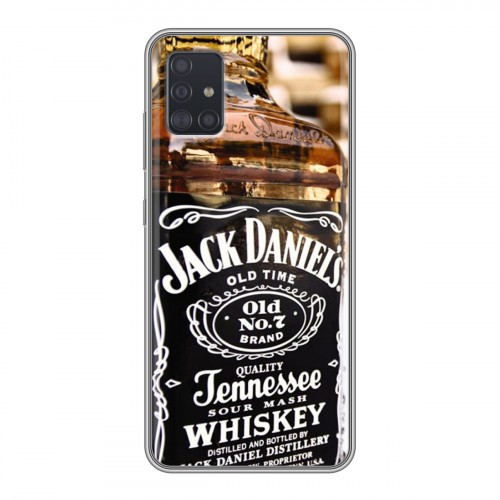 Дизайнерский силиконовый чехол для Samsung Galaxy A51 Jack Daniels