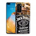 Дизайнерский пластиковый чехол для Huawei P40 Jack Daniels