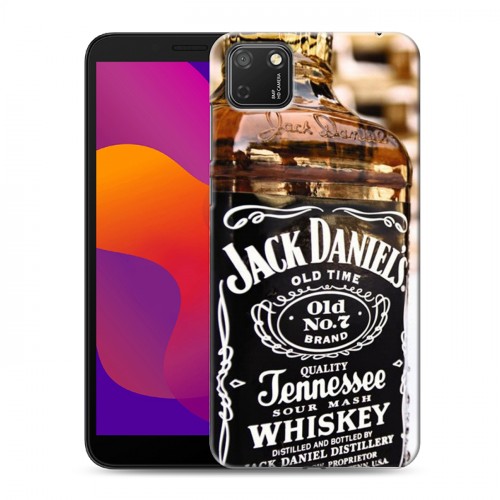 Дизайнерский силиконовый с усиленными углами чехол для Huawei Honor 9S Jack Daniels