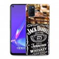 Дизайнерский пластиковый чехол для OPPO A52 Jack Daniels