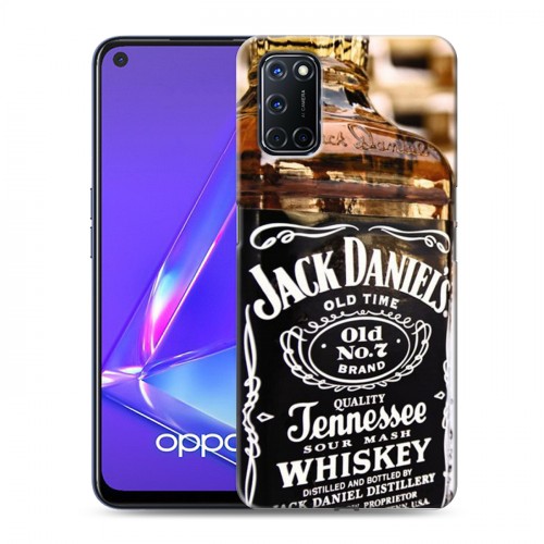 Дизайнерский пластиковый чехол для OPPO A52 Jack Daniels