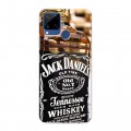 Дизайнерский силиконовый с усиленными углами чехол для Realme C15 Jack Daniels