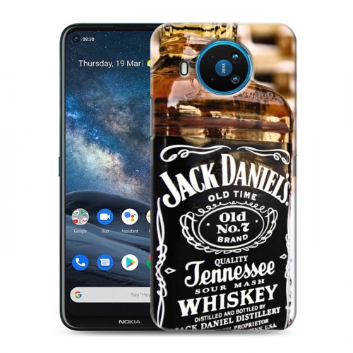 Дизайнерский силиконовый чехол для Nokia 8.3 Jack Daniels