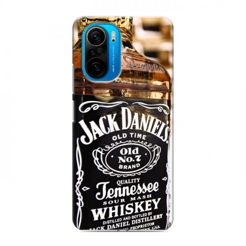 Дизайнерский силиконовый чехол для Xiaomi Poco F3 Jack Daniels