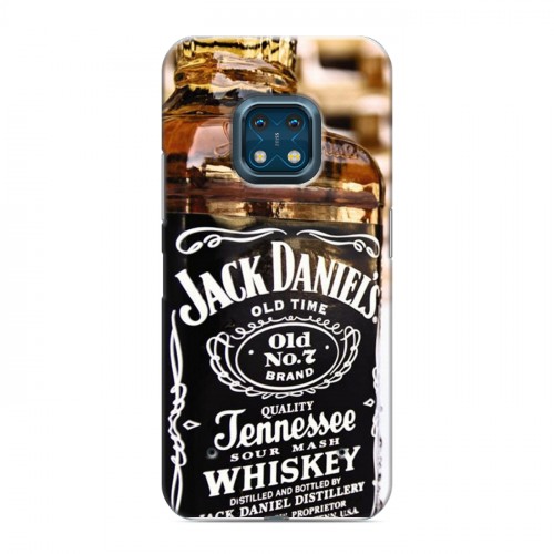 Дизайнерский силиконовый с усиленными углами чехол для Nokia XR20 Jack Daniels