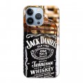 Дизайнерский силиконовый чехол для Iphone 13 Pro Jack Daniels