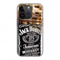 Дизайнерский силиконовый чехол для Iphone 14 Pro Jack Daniels