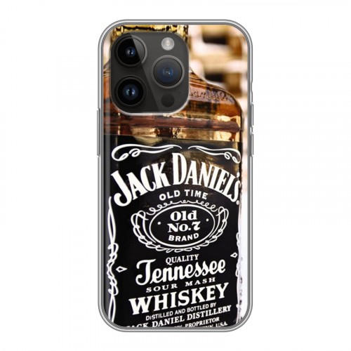 Дизайнерский силиконовый чехол для Iphone 14 Pro Jack Daniels