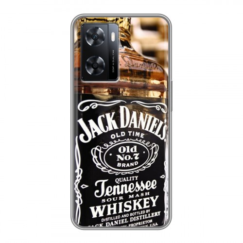 Дизайнерский силиконовый чехол для OPPO A57s Jack Daniels