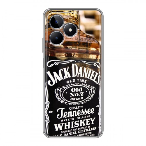 Дизайнерский силиконовый чехол для Realme C53 Jack Daniels