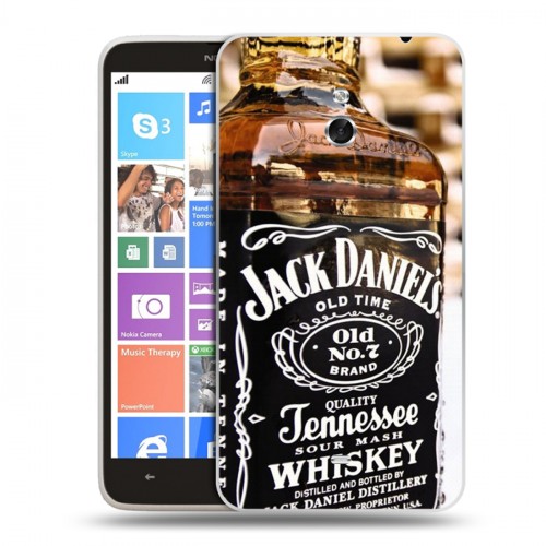 Дизайнерский пластиковый чехол для Nokia Lumia 1320 Jack Daniels