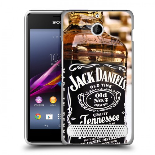 Дизайнерский силиконовый чехол для Sony Xperia E1 Jack Daniels