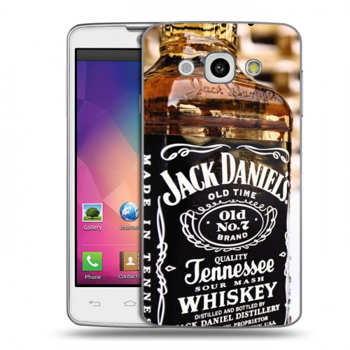 Дизайнерский пластиковый чехол для LG L60 Jack Daniels