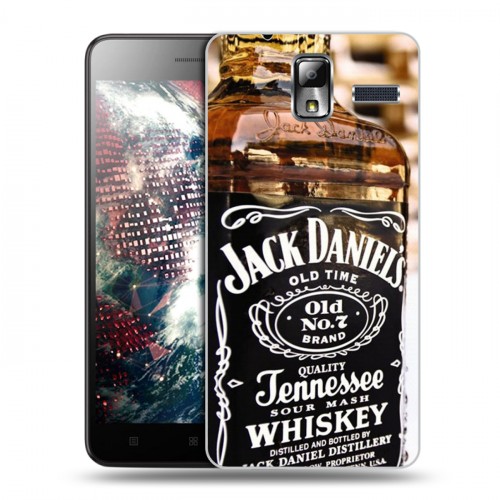 Дизайнерский силиконовый чехол для Lenovo S580 Ideaphone Jack Daniels