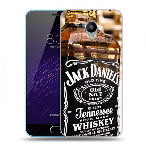 Дизайнерский пластиковый чехол для Meizu M1 Jack Daniels