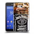 Дизайнерский пластиковый чехол для Sony Xperia E4g Jack Daniels