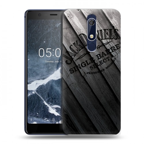 Дизайнерский пластиковый чехол для Nokia 5.1 Jack Daniels