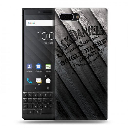 Дизайнерский пластиковый чехол для BlackBerry KEY2 Jack Daniels