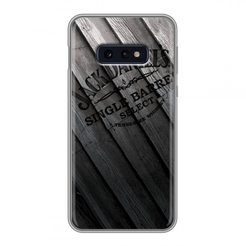 Дизайнерский силиконовый чехол для Samsung Galaxy S10e Jack Daniels