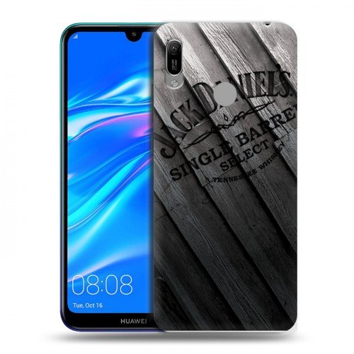 Дизайнерский пластиковый чехол для Huawei Y6 (2019) Jack Daniels