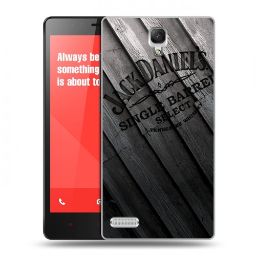 Дизайнерский силиконовый чехол для Xiaomi RedMi Note Jack Daniels