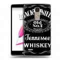 Дизайнерский пластиковый чехол для LG G4 Stylus Jack Daniels