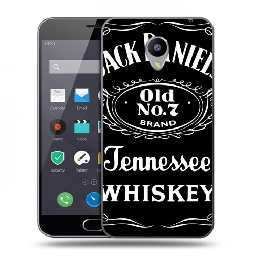 Дизайнерский пластиковый чехол для Meizu M2 Note Jack Daniels