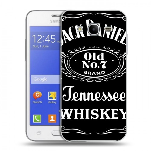 Дизайнерский силиконовый чехол для Samsung Galaxy J7 Jack Daniels