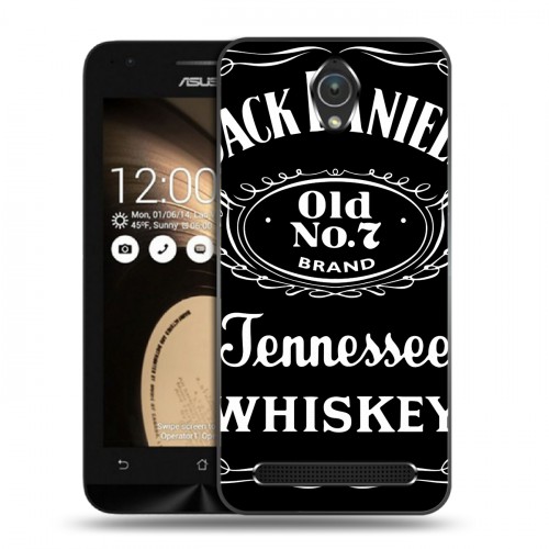 Дизайнерский пластиковый чехол для ASUS Zenfone Go Jack Daniels