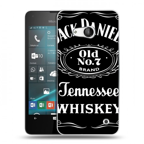 Дизайнерский пластиковый чехол для Microsoft Lumia 550 Jack Daniels