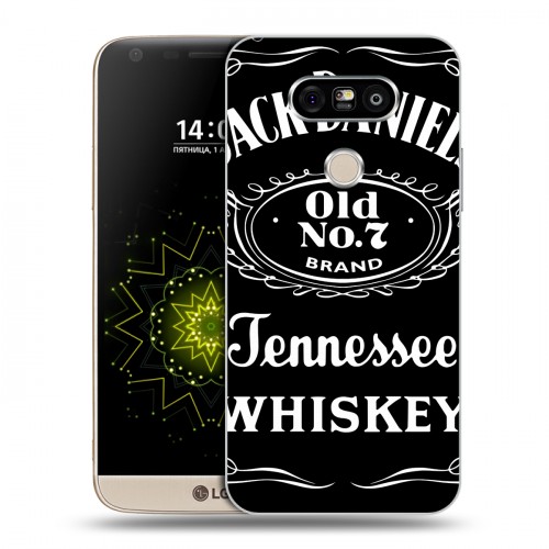 Дизайнерский пластиковый чехол для LG G5 Jack Daniels