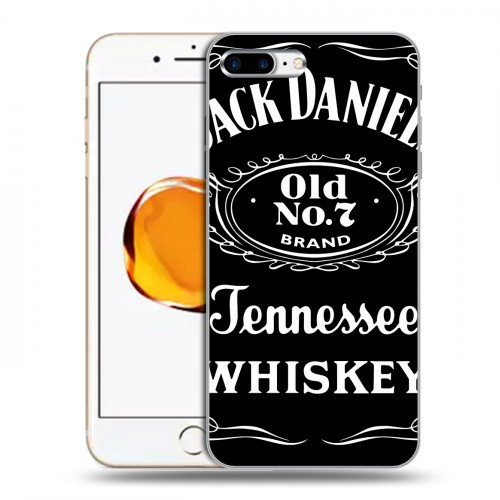 Дизайнерский пластиковый чехол для Iphone 7 Plus / 8 Plus Jack Daniels