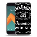 Дизайнерский пластиковый чехол для HTC 10 Jack Daniels