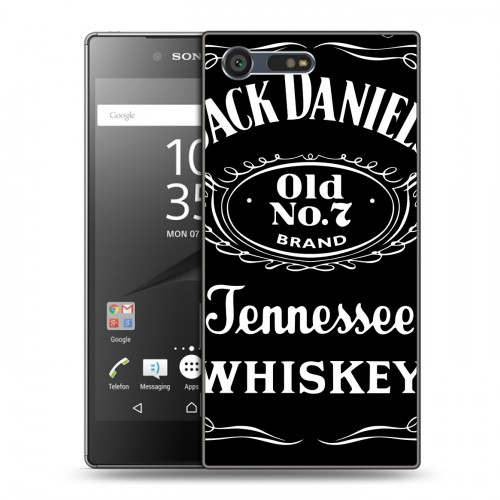 Дизайнерский пластиковый чехол для Sony Xperia X Compact Jack Daniels