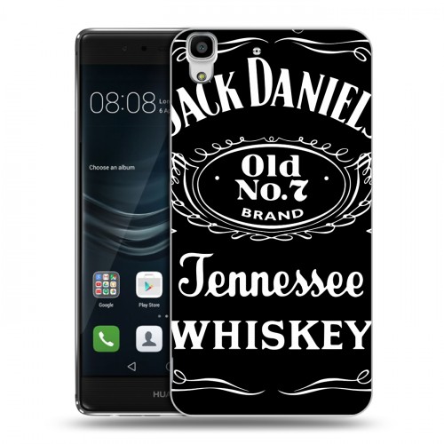 Дизайнерский пластиковый чехол для Huawei Y6II Jack Daniels