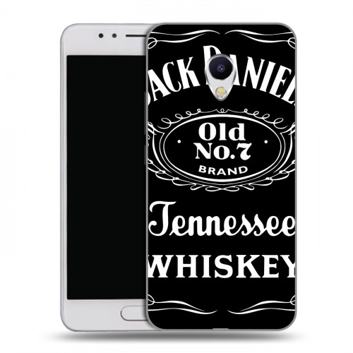 Дизайнерский силиконовый чехол для Meizu M5s Jack Daniels