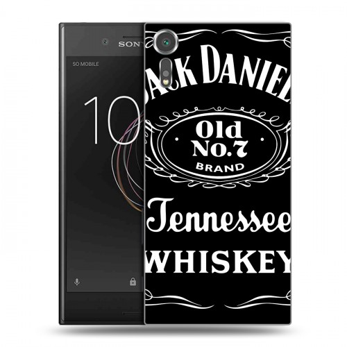 Дизайнерский пластиковый чехол для Sony Xperia XZs Jack Daniels