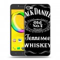 Дизайнерский пластиковый чехол для Alcatel A5 LED Jack Daniels