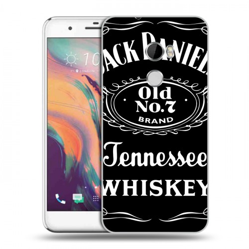 Дизайнерский пластиковый чехол для HTC One X10 Jack Daniels